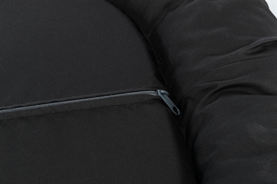 TRIXIE Orthopedisch Hondenkussen Samoa Zwart 110×85 cm – Ovalen Design