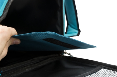 TRIXIE Hondentas Rugtas Connor Petrol 42×21×29 cm – Draagtas met Korthouder