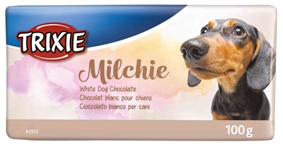 TRIXIE HONDENCHOCOLADE MILCHIE 20×100 GR – Witte hondenchocolade