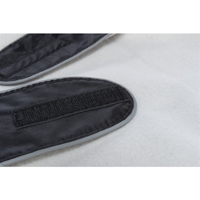 TRIXIE Hondenjas Orléans - waterdicht, fleece-gevoerd, reflecterend - zwart - 45 cm