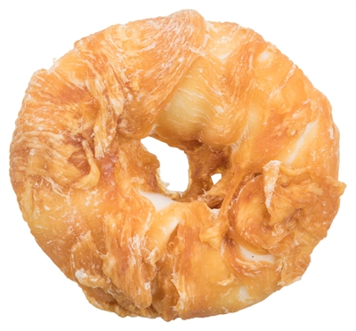 TRIXIE Hundekauspielzeug DENTA FUN Hühnerring 10×10 cm – 50×110 g