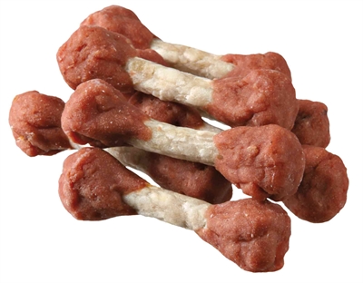 <span id="brand" data="trixie"/> <span id="brand" data="duck"/> Bites Hondenkauwsnacks 6x80 gr – Runderhuid met Eend