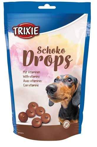 TRIXIE CHOCODROPS hondensnoep 6×200 GR – laag theobromine-gehalte
