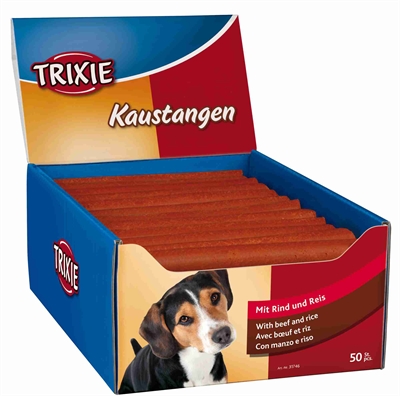 TRIXIE Kauwstaaf Rund 50x65 gr – Gezond Snack voor Honden