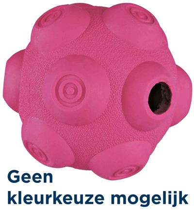 TRIXIE Snackbal Natuurrubber Assorti 9×9×9 cm – 3 stuks