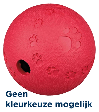 TRIXIE Natuurrubber Snackbal 7×7×7 cm – Assorti, 3 stuks