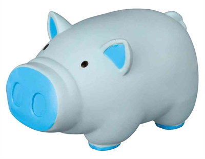 TRIXIE latex varken met dierengeluid 11 cm – 3 stuks