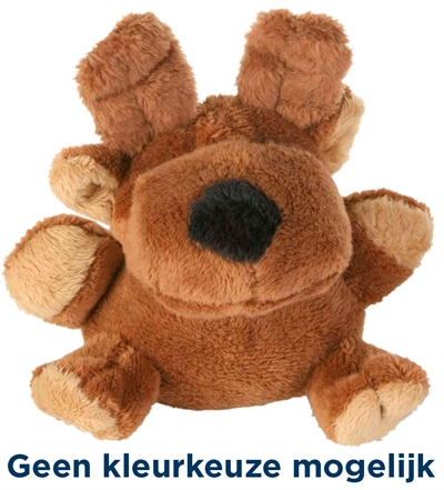 TRIXIE Pluche Dier Assorti met Geluid 10-12 cm – 12 Stuks