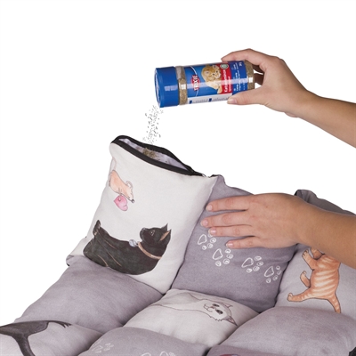 <span id="brand" data="trixie"/> Kattenkussen Patchwork Grijs 55×45 cm – Velourslook