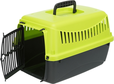 TRIXIE vervoersbox Capri 39×26×25 cm – Antraciet/Groen