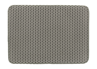 TRIXIE Kattenbak Opvangmat EVA Grijs 70×40 cm – Antislip Honinggraat