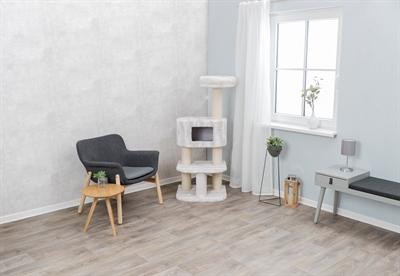 Trixie Krabpaal Nelli 58×58×140 cm – Wit/Taupe