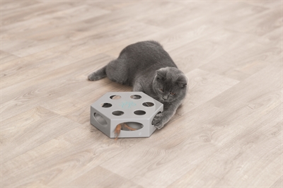 TRIXIE Kattenspeeltje Turning Feather Ø22 cm – Interactief met veer