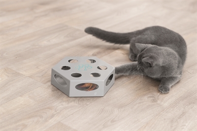 TRIXIE Kattenspeeltje Turning Feather Ø22 cm – Interactief met veer