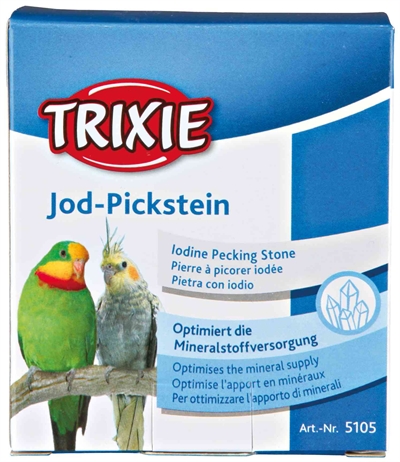 TRIXIE Piksteen Jodium 9×90 GR – Natuurproduct voor Snavelverzorging
