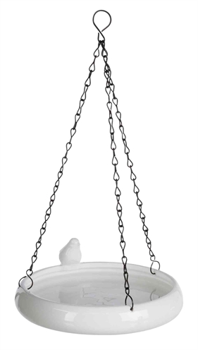 TRIXIE vogelschaal hangend keramiek wit 21×21 cm – 500 ml