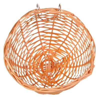 TRIXIE Nistkörbchen Kanarienvogel Metall 10×10 cm – Bambus, 6 St.