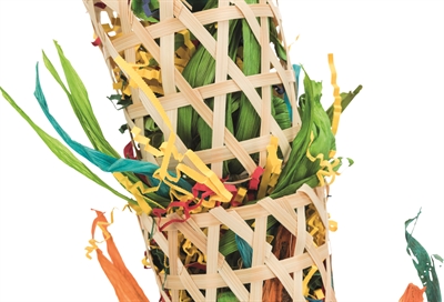 TRIXIE Vogel Natuurspeelgoed Palmblad/ Maïslies 35 cm – Kleurig