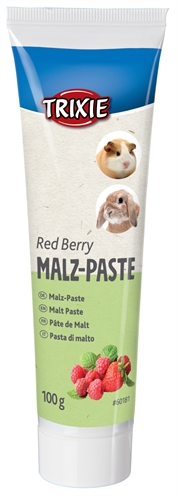 TRIXIE Moutpasta Red Berry 70% mout | ondersteunt stoelgang & voorkomt haarballen - 6 x 100 g
