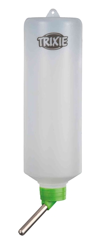 TRIXIE Drinkfles kunststof met kogelventiel en draadbeugel - assorti - 600 ml (3 st)