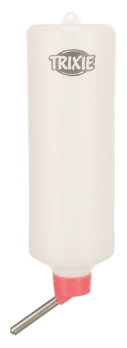 TRIXIE Drinkfles kunststof met draadbeugel | kogelventiel - diverse kleuren - 600 ml (8 st)