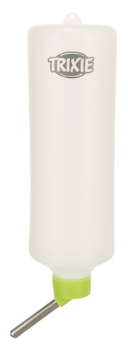 TRIXIE Drinkfles kunststof met draadbeugel | kogelventiel - diverse kleuren - 600 ml (8 st)