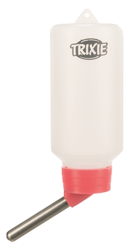 TRIXIE Drinkfles kunststof 50 ml - kogelventiel & draadbeugel | assorti - 24 st