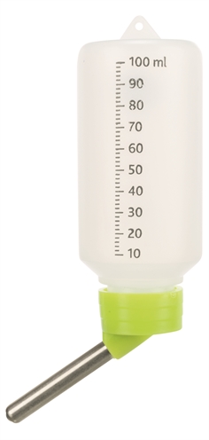 TRIXIE Drinkfles kunststof 50 ml - kogelventiel & draadbeugel | assorti - 24 st
