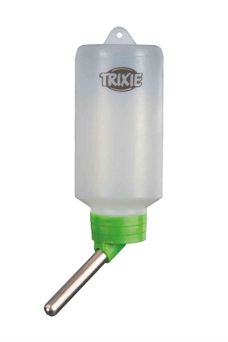 TRIXIE Drinkfles kunststof - draadbeugel & kogelafsluiting - assorti - 100 ml | 18 st