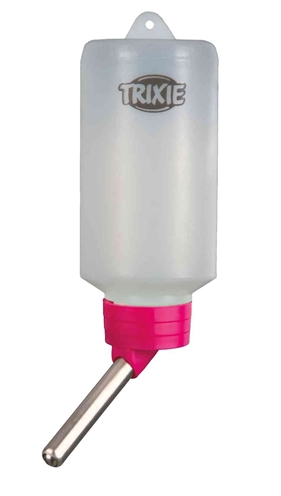 TRIXIE Drinkfles kunststof - draadbeugel & kogelafsluiting - assorti - 100 ml | 18 st