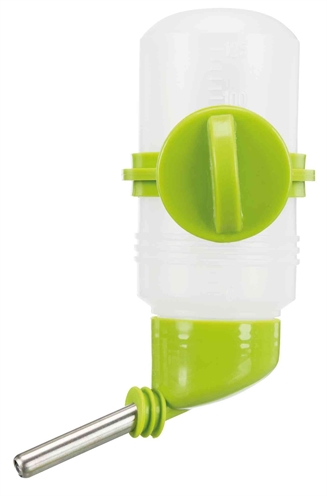 TRIXIE Drinkfles Kunststof Assorti 125 ML – Schroefbevestiging