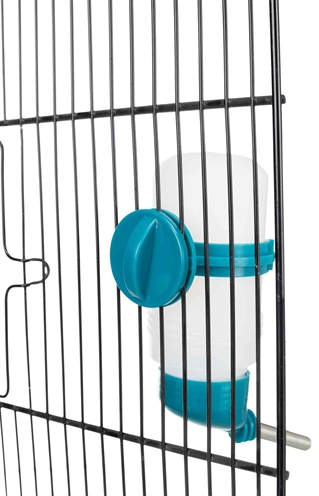 TRIXIE Drinkfles Kunststof Assorti 125 ML – Schroefbevestiging