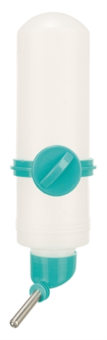 TRIXIE Drinkfles kunststof met schroefbevestiging en kogelafsluiting - assorti - 500 ml (8 st)