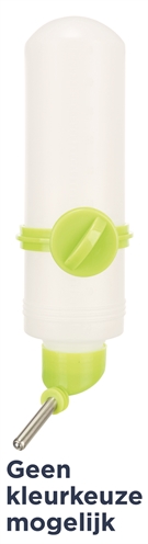 TRIXIE Drinkfles kunststof met schroefbevestiging en kogelafsluiting - assorti - 500 ml (8 st)