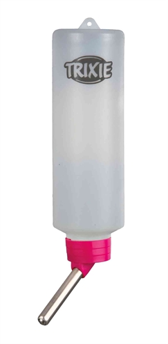 TRIXIE Drinkfles kunststof met draadbeugel en kogelventiel - assorti - 250 ml (3 st)