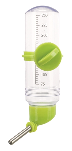 TRIXIE Drinkfles kunststof Schroefbevestiging, kogelafsluiting - assorti - 250 ml (3 st)