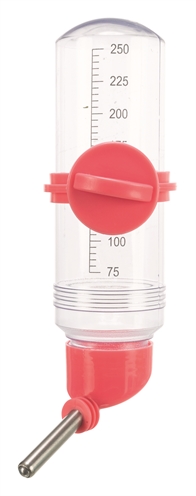 TRIXIE Drinkfles kunststof Schroefbevestiging, kogelafsluiting - assorti - 250 ml (3 st)