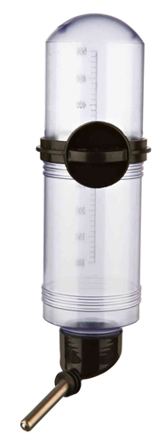 TRIXIE Drinkfles kunststof met schroefbevestiging en kogelafsluiting - transparant - 500 ml | 3 st