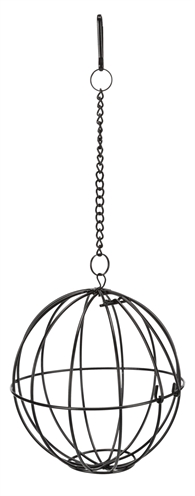 TRIXIE Voerbal Food Ball Metaal - deksel & beschermring, poedercoating - metaal - 12x12x12 cm | 3 st