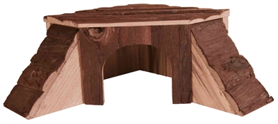 TRIXIE Caviahuis Thordis Natuurlijk schorshout, harsvrij - 37x35x15 cm