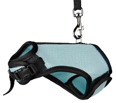 TRIXIE Softgeschirr Meerschweinchen 18-25 cm mit 120 cm Gurt - Assorted Colour