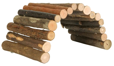 TRIXIE Brug Hamsters Hout 22×10 cm – Flexibel Schorshout