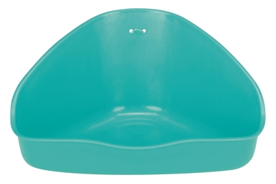 TRIXIE Hoektoilet Assorti - ruimtebesparend, makkelijk te reinigen - 16x12x7 cm