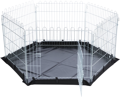 TRIXIE Konijnenren Bodem 6250/6253 70×90 cm – Zwart