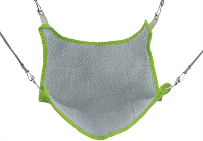 TRIXIE Hamsterhangmat Assorti Zachte schapenvacht look - Assorti kleuren - 18x18 cm | 3 st