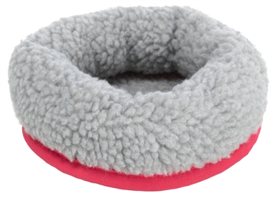 TRIXIE Hamstermand Assorti Schapenvacht-look, polyestervlies vulling, set van 3 - Diverse kleuren - 16×13 cm