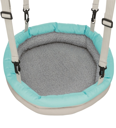 TRIXIE Hangmand voor ratten Mand Hangend Rat Schapenvacht-look, verstelbare nylonriemen - Assorti - 30x25x8 cm (3 st)