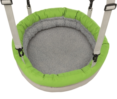 TRIXIE Hangmand voor ratten Mand Hangend Rat Schapenvacht-look, verstelbare nylonriemen - Assorti - 30x25x8 cm (3 st)