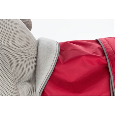 TRIXIE Hondenjas Orléans waterdicht & fleece gevoerd - rood - 30 cm