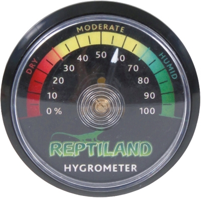 TRIXIE Hygrometer Reptiland Analoog 0–100% luchtvochtigheid - Zelfklevend - 5x5 cm - 3 st